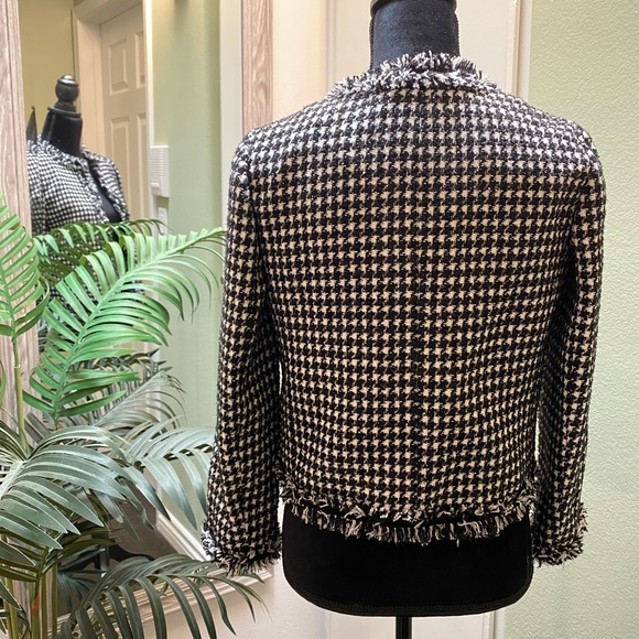 NWOT Kate Spade houndstooth jacket. Size 00 - Picture 2 of 5